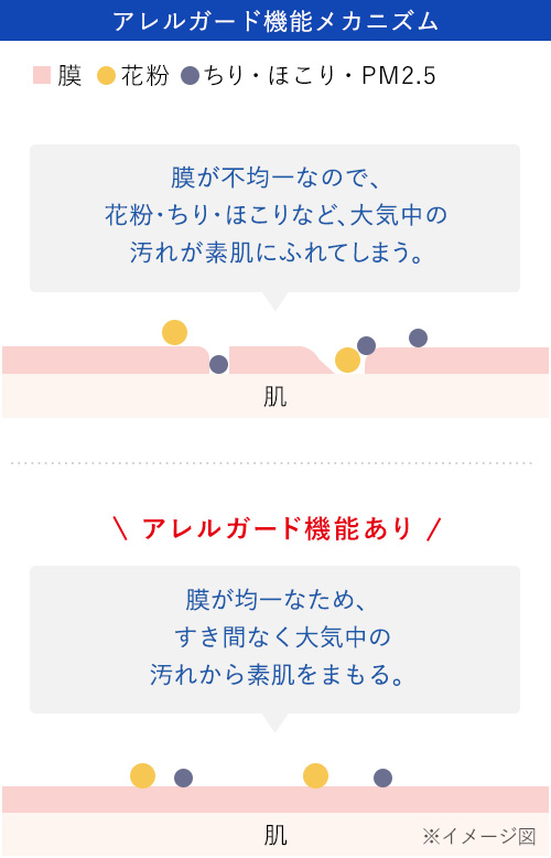 アレルガード機能メカニズム