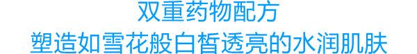 透明感の高いうるおい美肌にみちびく 