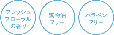フレッシュフローラルの香り アルコールフリー パラべンフリー