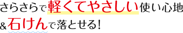 アクアリィセンサー機能&ストレッチフィット処方