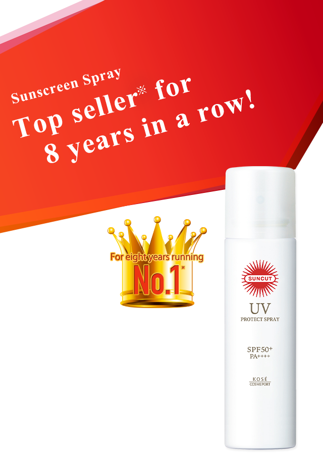 Sunscreen Spray Top seller for five years in a row!